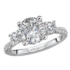 Round Diamond Semi-Mount Engagement Ring