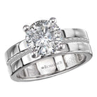 Round Diamond Semi-Mount Engagement Ring
