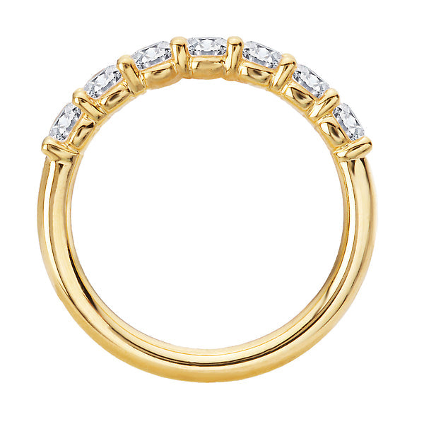 Round Lab Grown Diamond Wedding Band