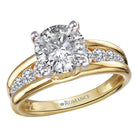 Round Semi-Mount Diamond Engagement Ring