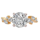 Round Semi-Mount Diamond Engagement Ring