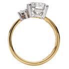 Round Bold Shank Semi-Mount Diamond Engagement Ring