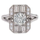 Round Semi-Mount Diamond Engagement Ring