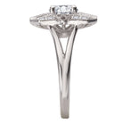 Round Semi-Mount Diamond Engagement Ring