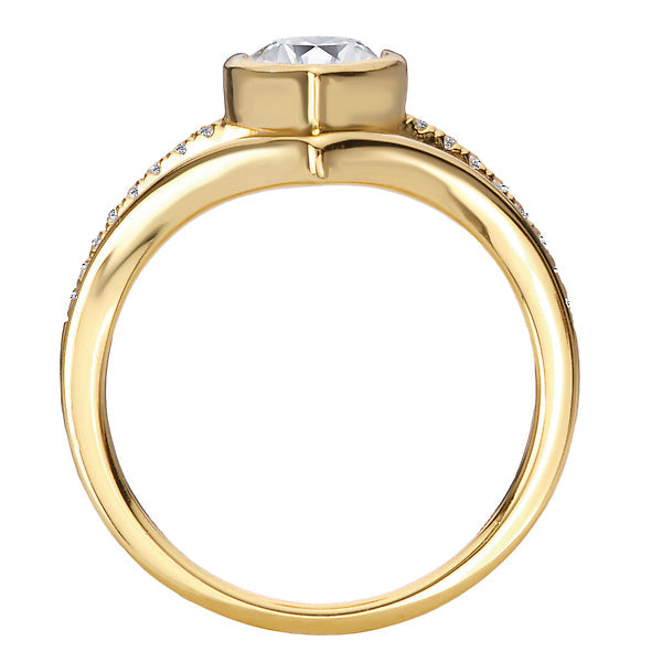 Marquise Split Shank Semi-Mount Diamond Engagement Ring