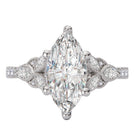 Marquise Diamond Semi-Mount Diamond Engagement Ring