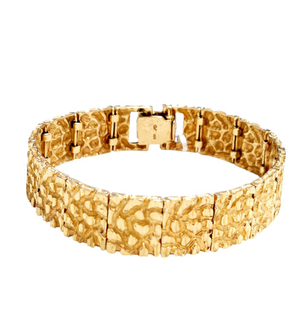 14KY Michael Anthony Nugget Bracelet