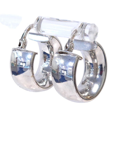 14K wide Hoop Earrings