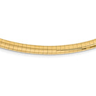14k 4mm lightweight omega necklace