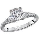 classic diamond semi-mount engagement ring