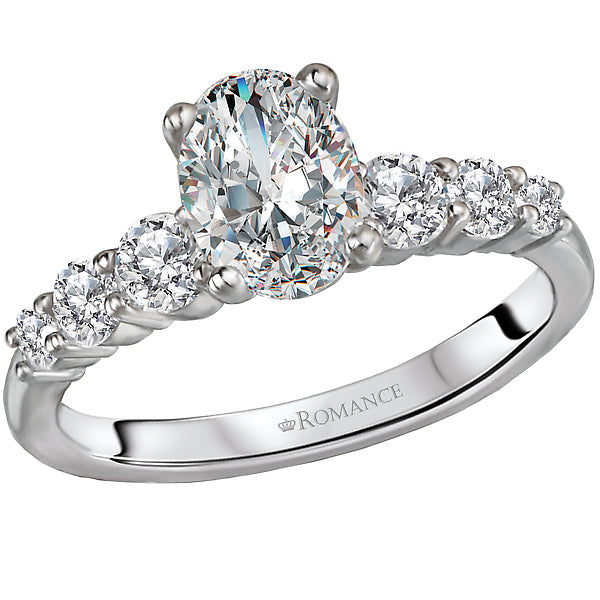 classic diamond semi-mount engagement ring