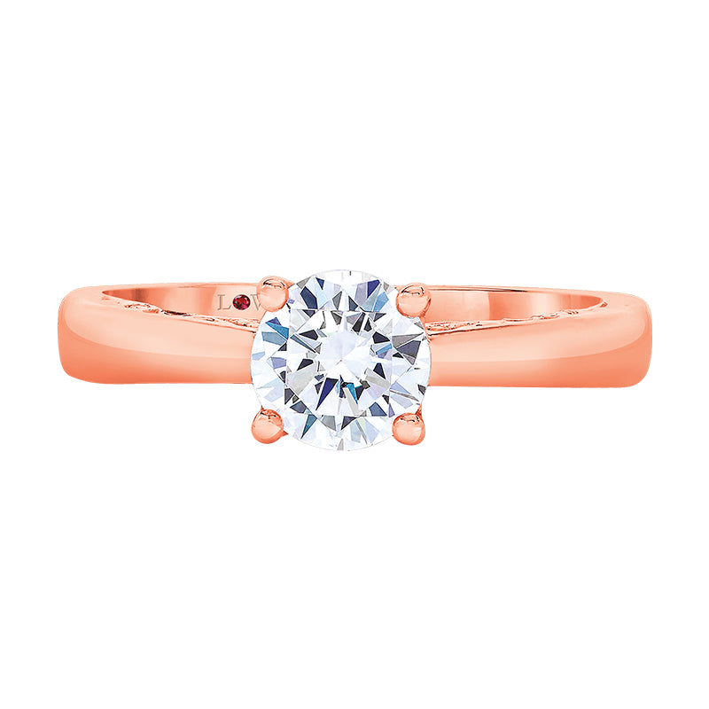 solitaire engagement ring by love story