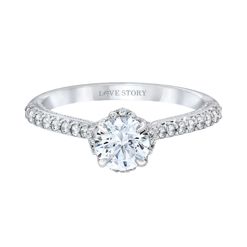 diamond engagement ring by love story