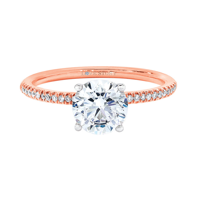 diamond engagement ring by love story