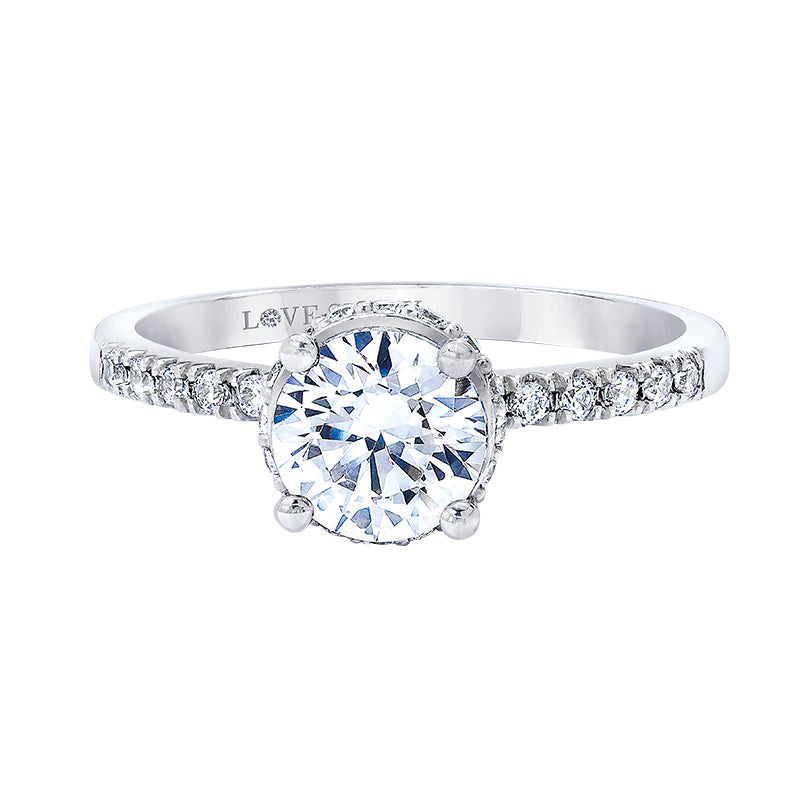 diamond engagement ring by love story