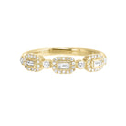 14kt yellow gold diamond 1/4ctw ring