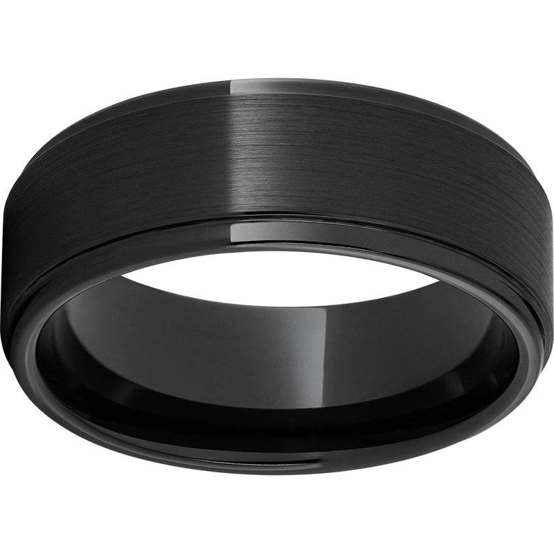 black diamond ceramic™ grooved edge band with satin finish