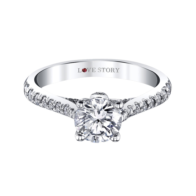 diamond engagement ring by love story